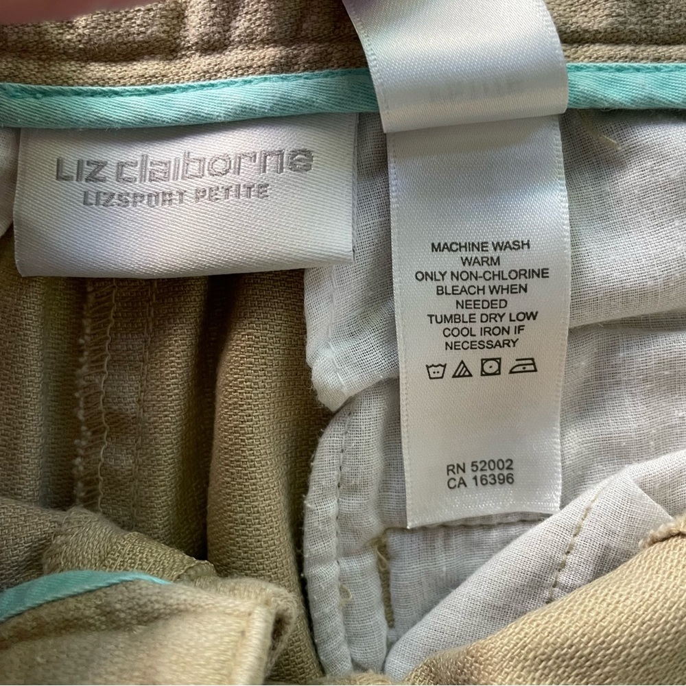 Y2K LIZ CLAIBORNE LIZSPORT PETITE ANISSA WIDE LEG PANTS! - Picture 13 of 13